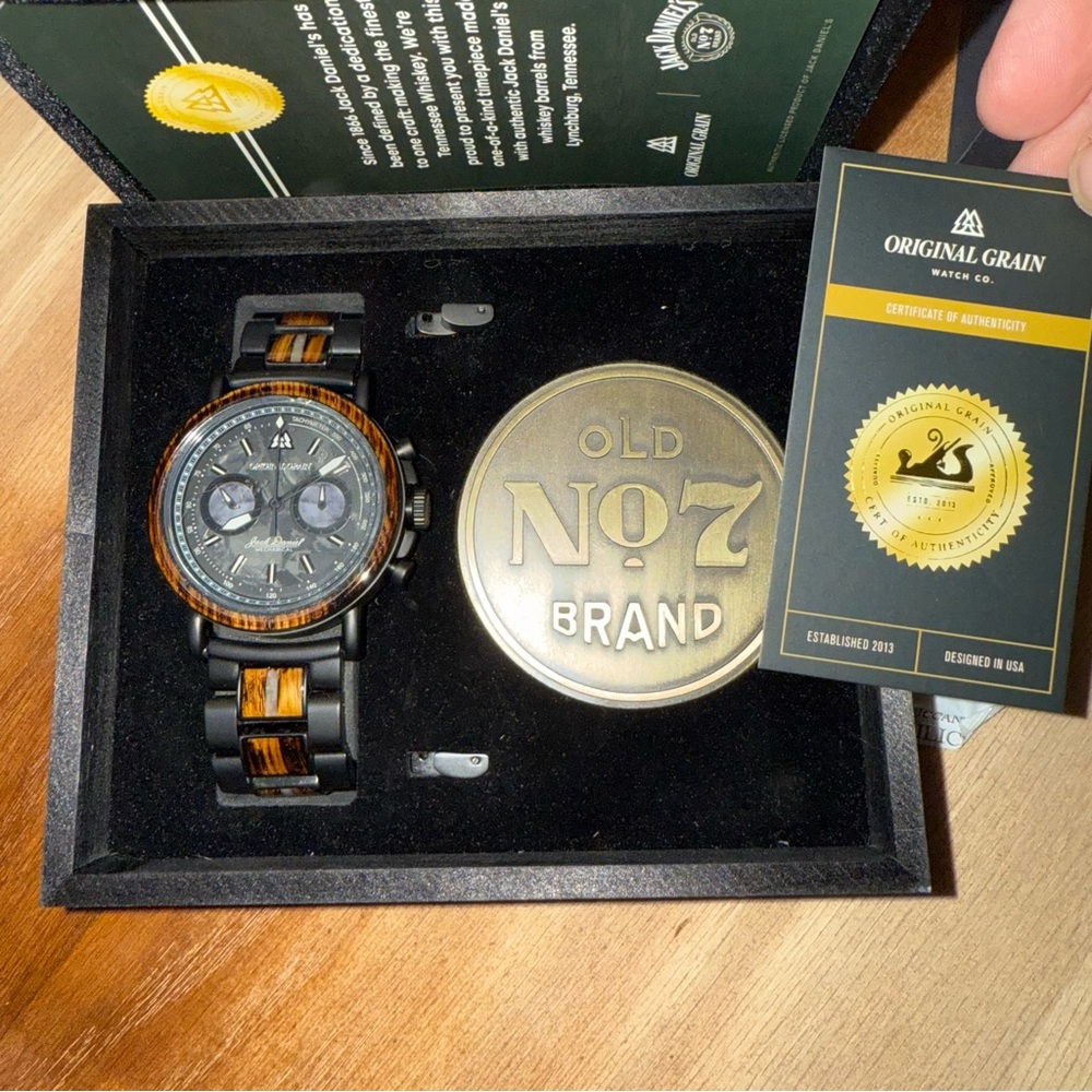 Jack Daniels No. 7 Original Grain Chronograph Watch - Picture 4 of 7